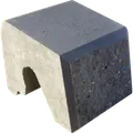 RC Royal knæksten t/støttemur 30x25x18,8 cm grå