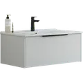 Scanbad NOW vaskeskab m/én skuffe 33,8x45,5 mat sand glat front