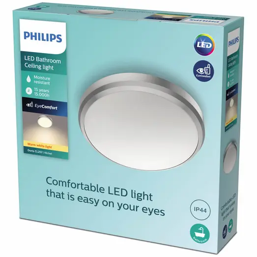 Philips Doris plafond 6W hvid