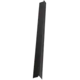 DS ventileret startprofil sort 38x33x3300 mm