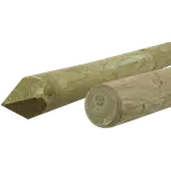 Frøslev hegnspæl Ø7x250 cm NTR A trykimprægneret spids