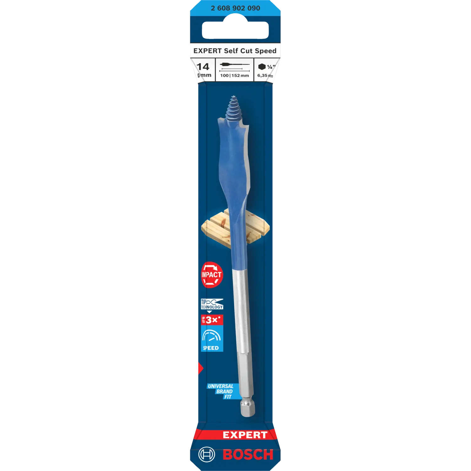 Bosch EXPERT Self Cut Speed fladbor 14x152 mm