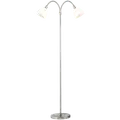 Nordlux Ray dobb. gulvlampe E14 krom/opal