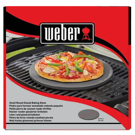 Weber pizzasten  Ø26 cm grå