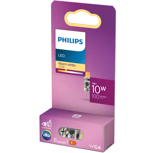 Philips LED-spot G4 10W varm hvid