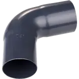Plastmo bøjning 75 mm, 75° grafit