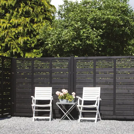 Plus Silence hegn 176 cm sort