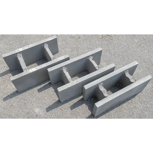 IBF Fundablok, 15x20x50 cm, grå