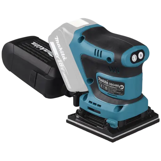 Makita DBO480Z rystepudser 18V LXT