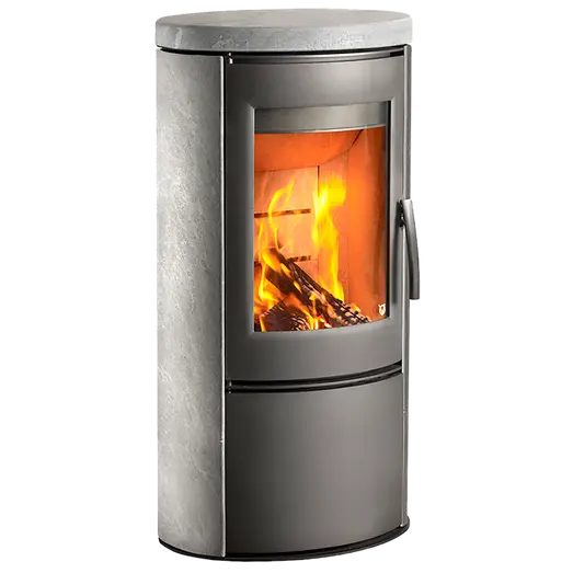 Varde Shape 2 Air brændeovn grå fedtsten