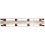 Jumbo Tralle 36,5x220 cm træ/plast