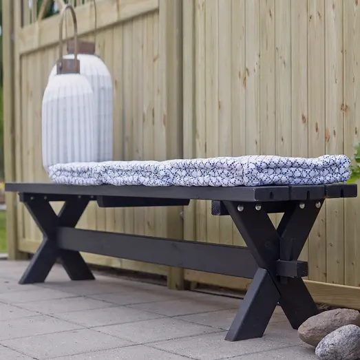 Plus Nostalgi Plankebænk 177 cm gråbrun