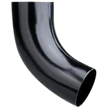 Plastmo bøjning 70°, 75 mm stål sort