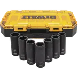 DeWALT DWMT74737 slagtoppe 1/2" sæt 7 dele
