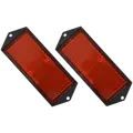 Reflekser 104x40 mm rød 2 stk