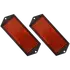 Reflekser 104x40 mm rød 2 stk
