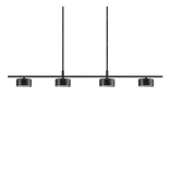 Nordlux Clyde pendel 4-skinne sort