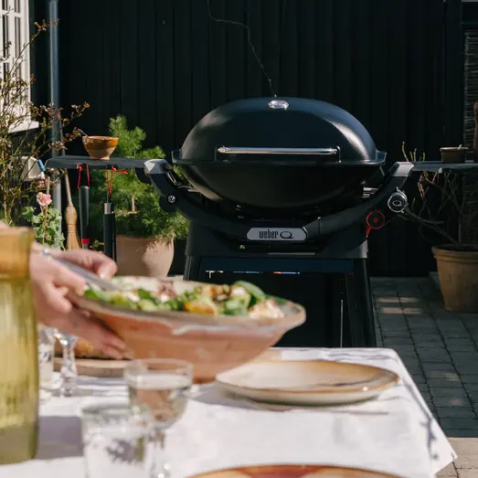 Weber® Q3200N+ gasgrill inkl. vogn