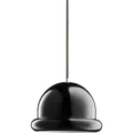 Hattrick "bowler"pendel sort Ø23 cm E27