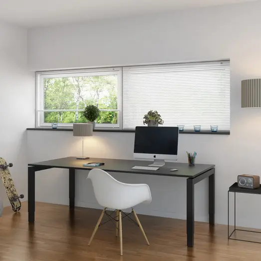Debel Twist alupersienne hvid