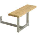 Plus Påbygning til Basic Bord/Bænkesæt 77 cm ThermoWood®