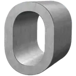 Roliba oval wirelås aluminium 5x18 mm 10 stk.