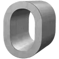 Roliba oval wirelås aluminium 5x18 mm 10 stk.