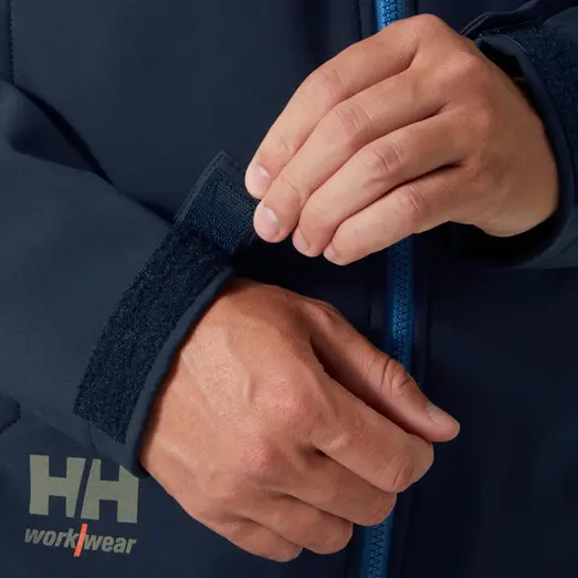 HH Workwear Oxford softshell jakke navy/stone
