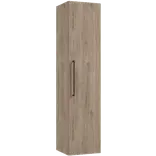 Milobad højskab Milano 140 cm mørk eg