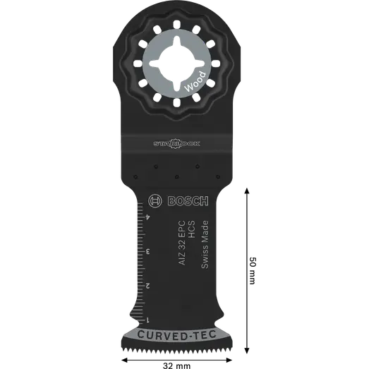 Bosch Wood skæreklinge AIZ 32 EPC, Starlock, 32x50 mm