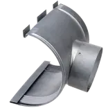Plastmo tudstykke nr. 11 m/gummi 75 mm aluzink