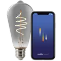 Nordlux smart pære LED E27 ST64 4,7W røgfarvet
