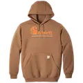 Carhartt graphic hooded swetshirt brun