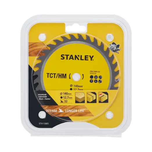 Stanley TCT rundsavsklinge Ø140x12,7 mm 32T