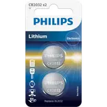 Philips Lithium CR2032 minicelle batteri pk. a 2 stk.