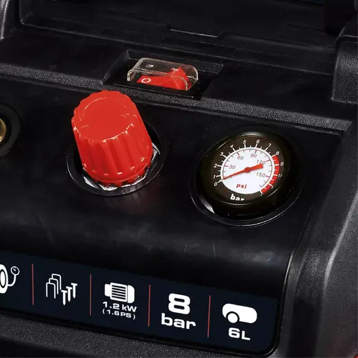 Einhell TC-AC 190/6/8 OF mobil kompressor 8 bar 6 L tank