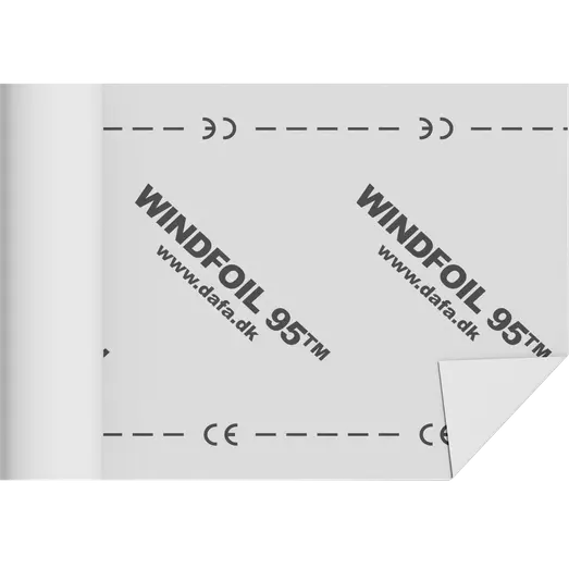 Dafa WindFoil 95 vindspærre hvid 1,5x50m