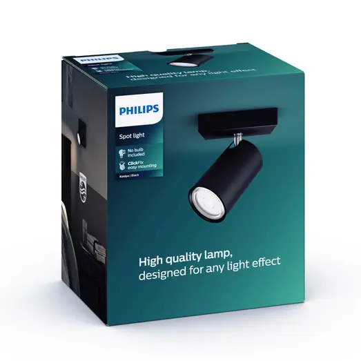 Philips Kosipo spot 1x10W sort