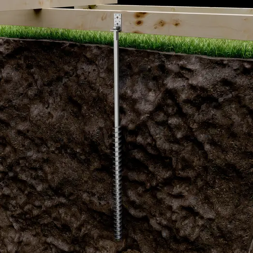 GroundPlug® Twister skruefundament M20/1200