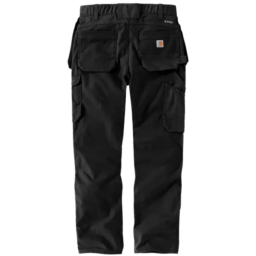 Carhartt 105070 steel cargo multi-pocket bukser Sort