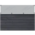 PLUS Klink Profilhegn m/glas 174×125 cm Sort