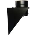 Vægkonsol standard sort 25-35 cm
