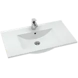 Scanbad Amber Vask 81x45,5 cm porcelæn hvid