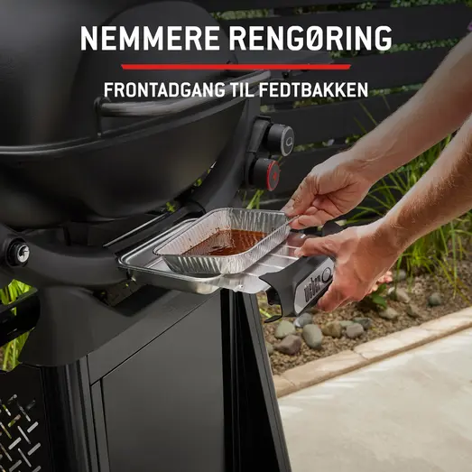 Weber® Q3200N+ gasgrill inkl. vogn