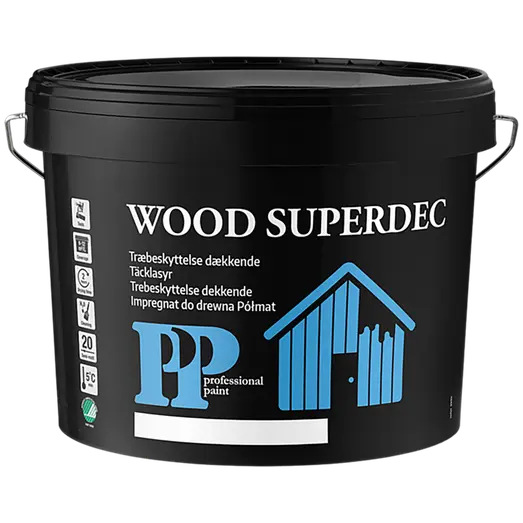 PP træbeskyttelse Wood Superdec Sort