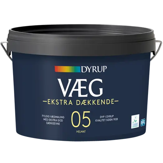 Dyrup vægmaling ekstra dækkende 5 hvid