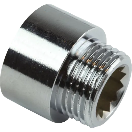 Haneforlænger 1/2" krom