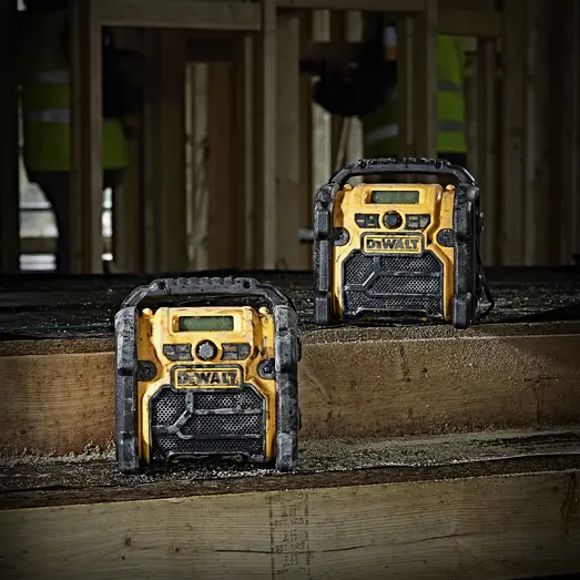 DeWALT  DCR020 kompakt multivolt DAB, FM/AM-radio