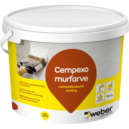 Weber Cempexo murfarve hvid 10 kg