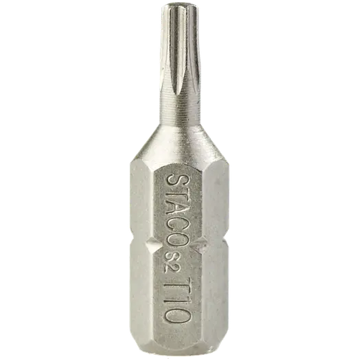 STACO bits 1/4"x25 mm TX 10 rustfri 2 stk